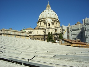 Solarworld instala primer sistema solar fotovoltaico en el Vaticano