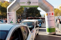 Barcelona acoge la Ruta Eléctrica más multitudinaria de España con un centenar de vehículos participantes